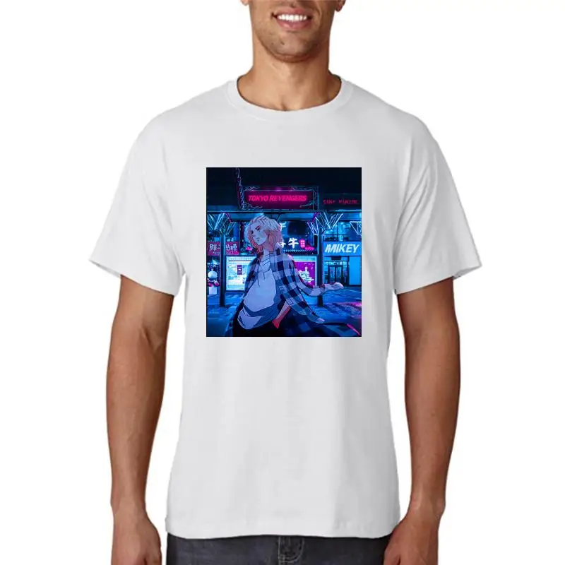 

Tokyo Revengers Anime Print T Shirt Woman Oversize O Neck Streetwear Top Summer Oversized Hip Hop Short Sleeve Lady T Shirt