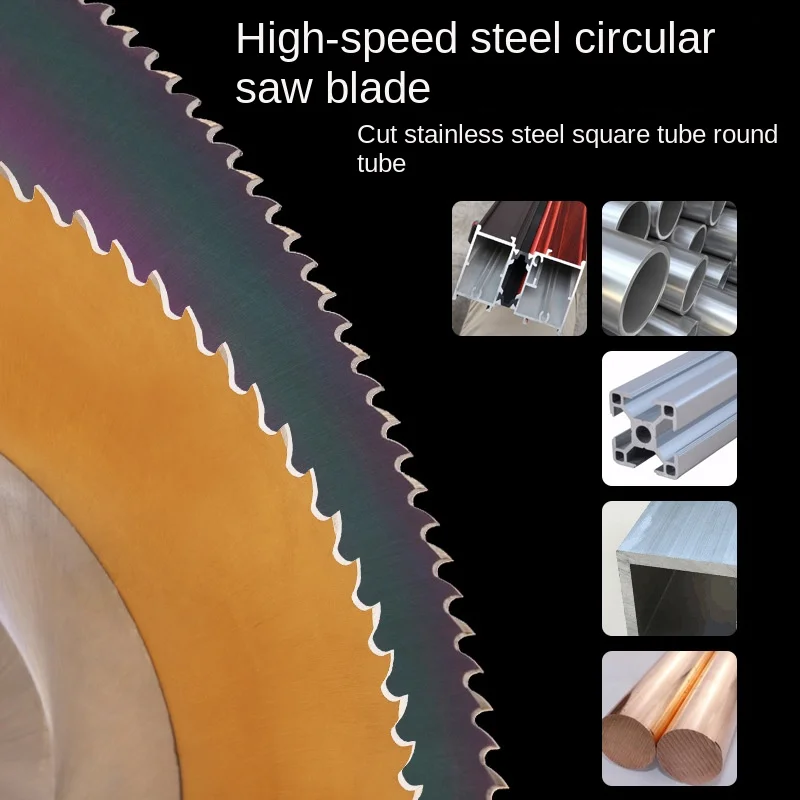 Lame de scie circulaire en acier à grande vitesse, pour couper des tubes en fer, acier inoxydable, 275 300 40