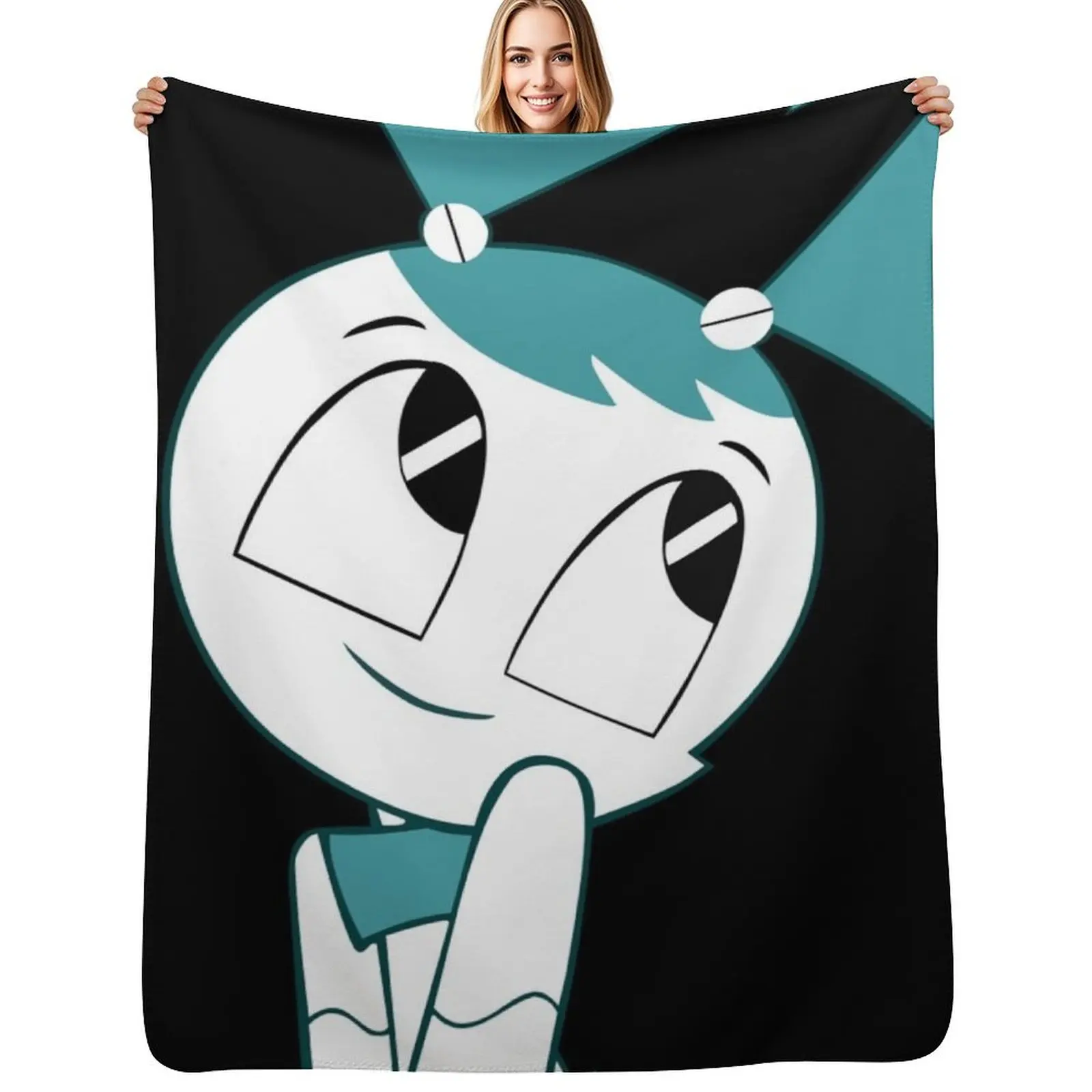 

Jenny the Teenage Robot (XJ9) HD Throw Blanket Luxury Soft Beds anime Bed Blankets