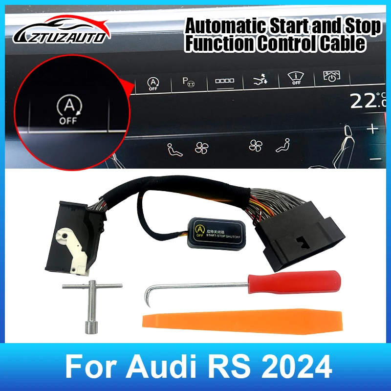 Auto Accessorie Start Stop Engine Smart off Canceller Delete Eliminator Disabler Device Control Sensor Plug for Audi RS 2024