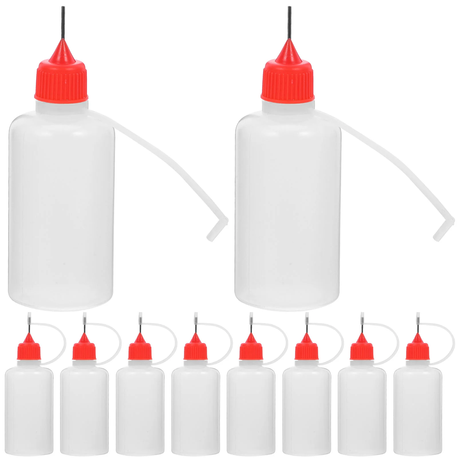 10 Pcs Pointy Bottled Squeeze 1000X350X350CM Plastic Stainless Steel Bottles