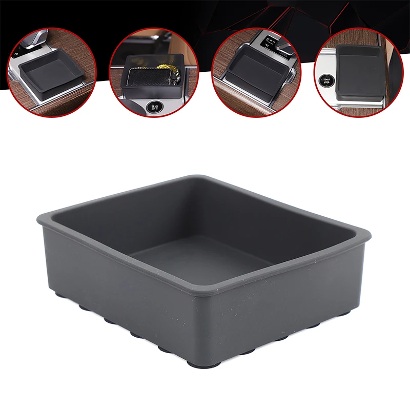 

For Land Rover Range Rover Vogue L460 2024 2025 Center Console Center Shift Storage Box Mobile Phone Tray Silicone Accessories