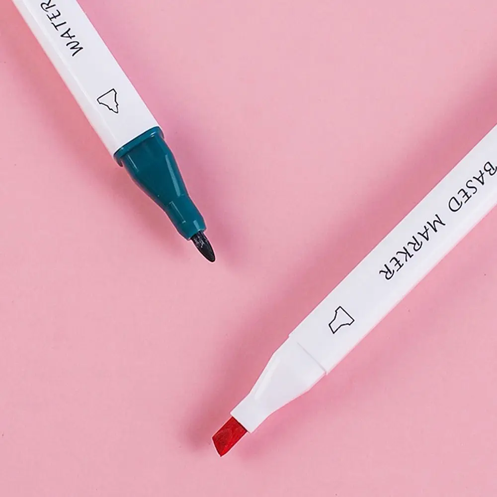 Highlighter Paint Marker Set Supplies Stationery 12-48 Colors Comic Sketch Marker Sketching Plastic Paint Manga Brush Students