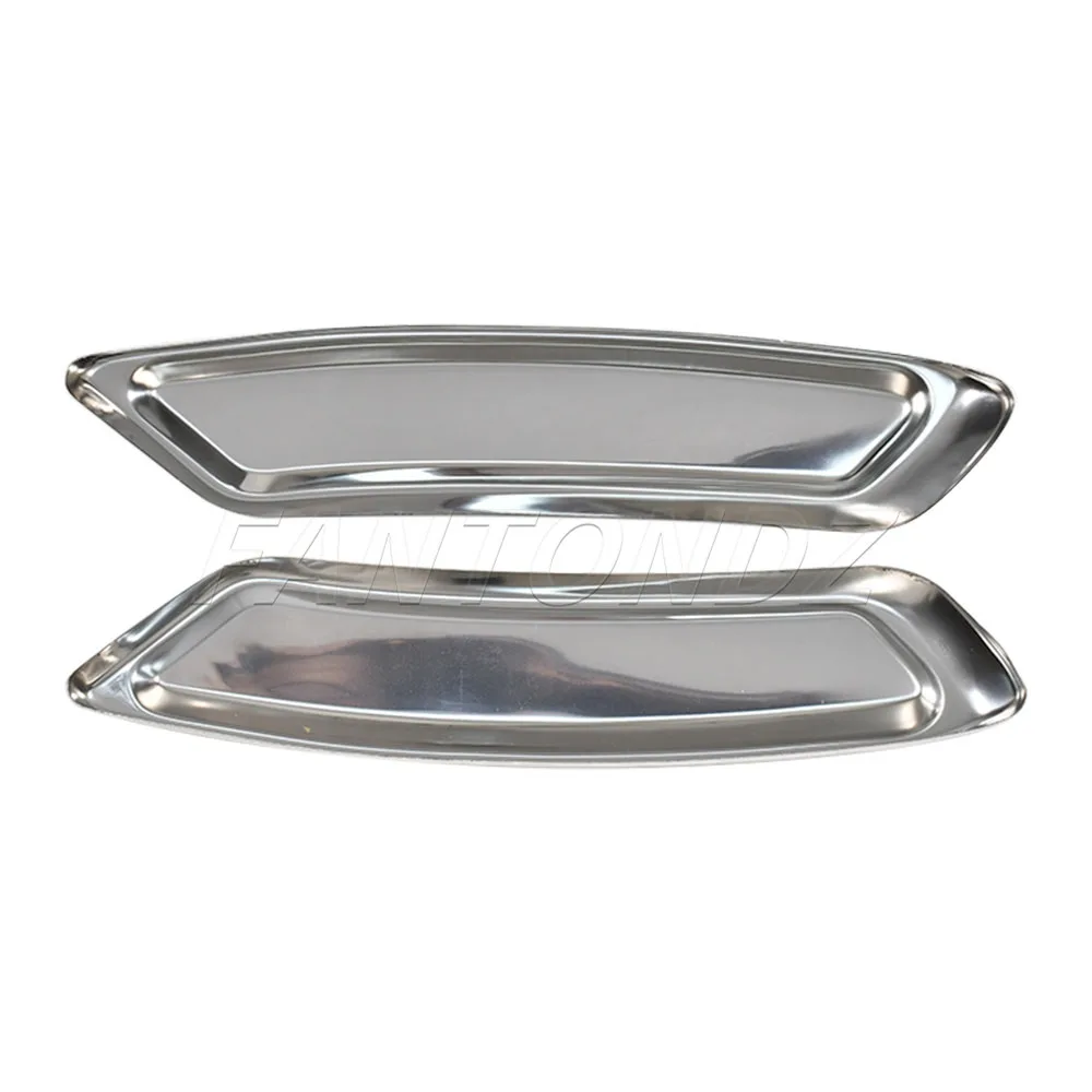 إطار ناشر عادم كروم لسيارة VW Passat B8 2015-2018 من الفولاذ المقاوم للصدأ ملحقات السيارة الخلفية RLine ضبط Highline TSU FSU TDI