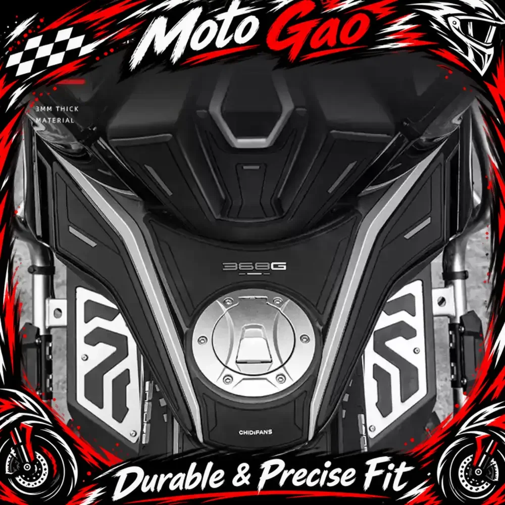 【Precise Fit】FOR 2024-2026 ZONTES 368G Rubber Fuel Tank Sticker, Anti-collision Protective Film, Decorative Sticker Accessories