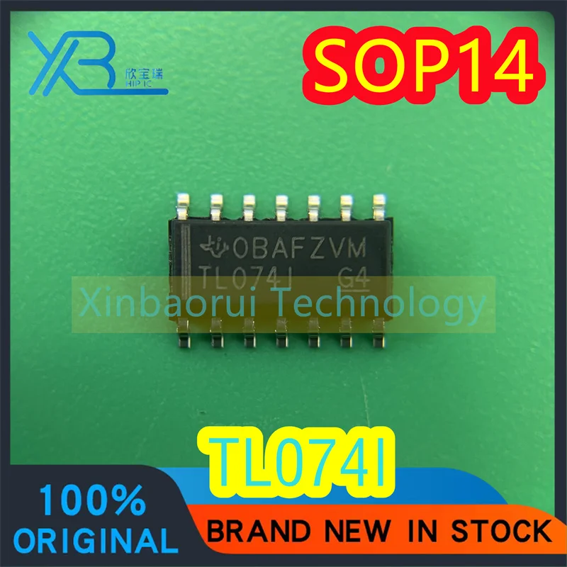 (10/50pieces) TL074IDR TL074I TL0741 SOP-14 Quad Operational Amplifier IC Chip Brand New Original Electronics