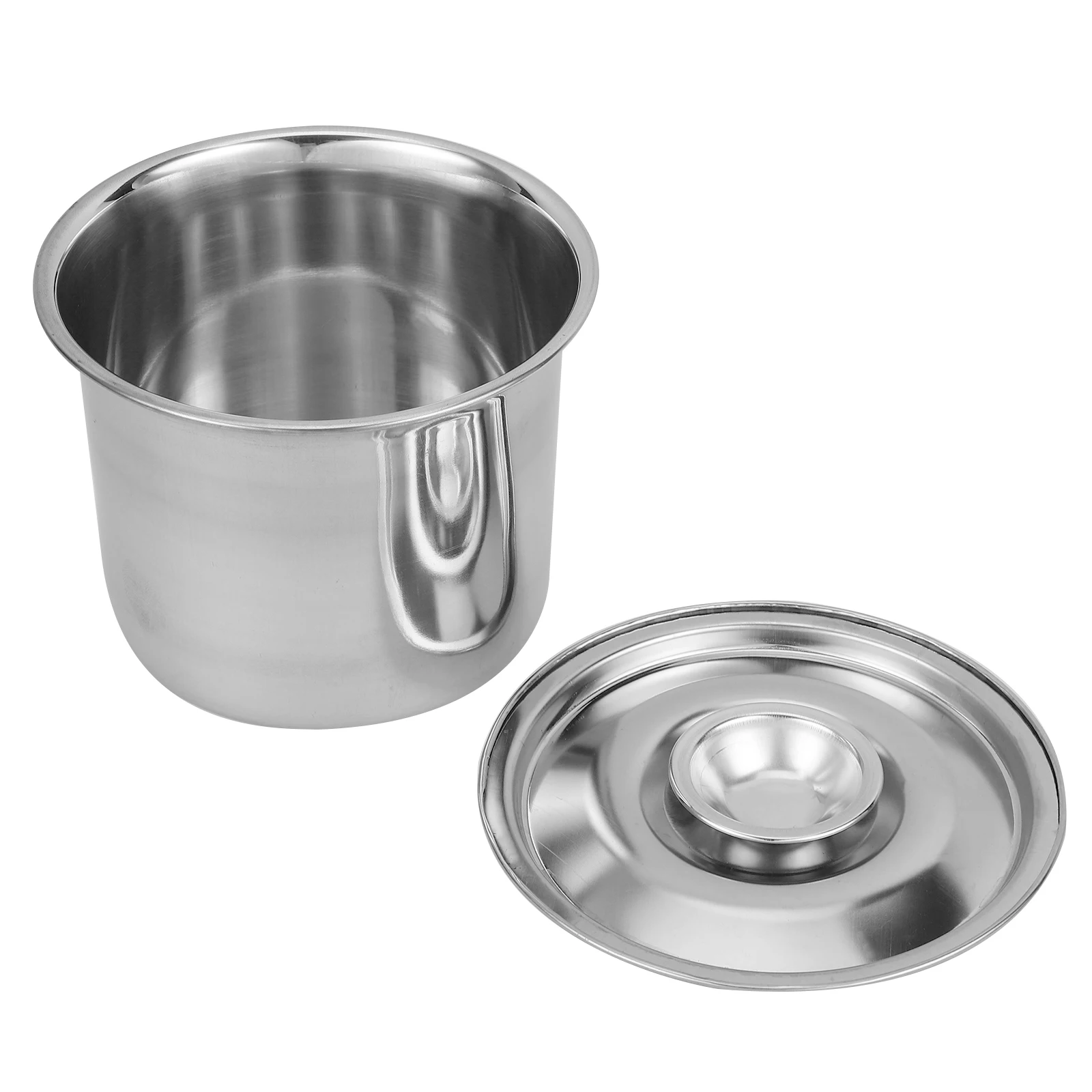 

Stainless Steel Ice Cream Box Buckets with Lids Storage Freezer Containers for Reusable