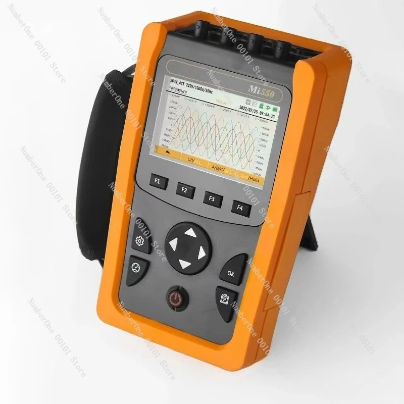 Portable Electricity Meter Energy Logger Handheld 3 Phase Data Recorder Rogowski Power Quality Analyzer