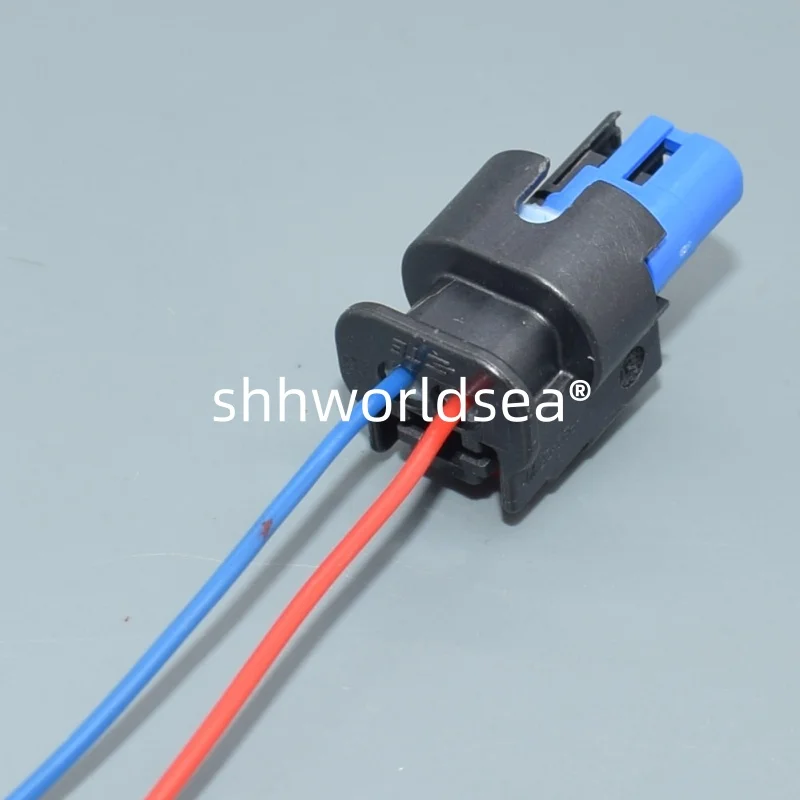 2/100pcs 2 Pin/Way Automotive Connector Plug With Wire Harness Pigtail Cable 1-2203769-1