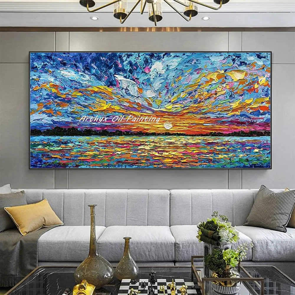 Abstract Seascape Oil Painting 4