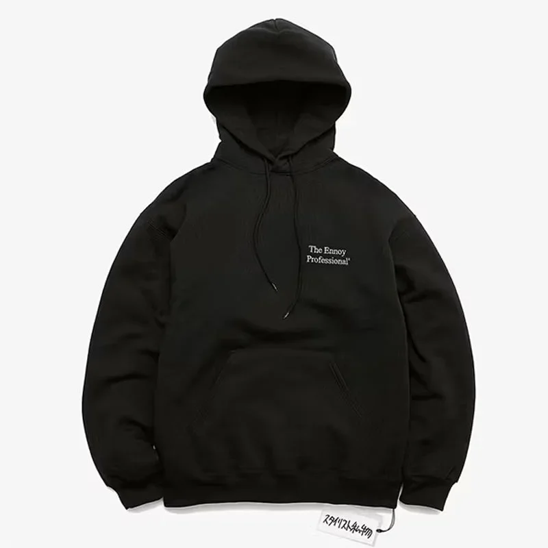 The Ennoy Professional Casual and versatile hooded pullover sweatshirt, simple long sleeve top