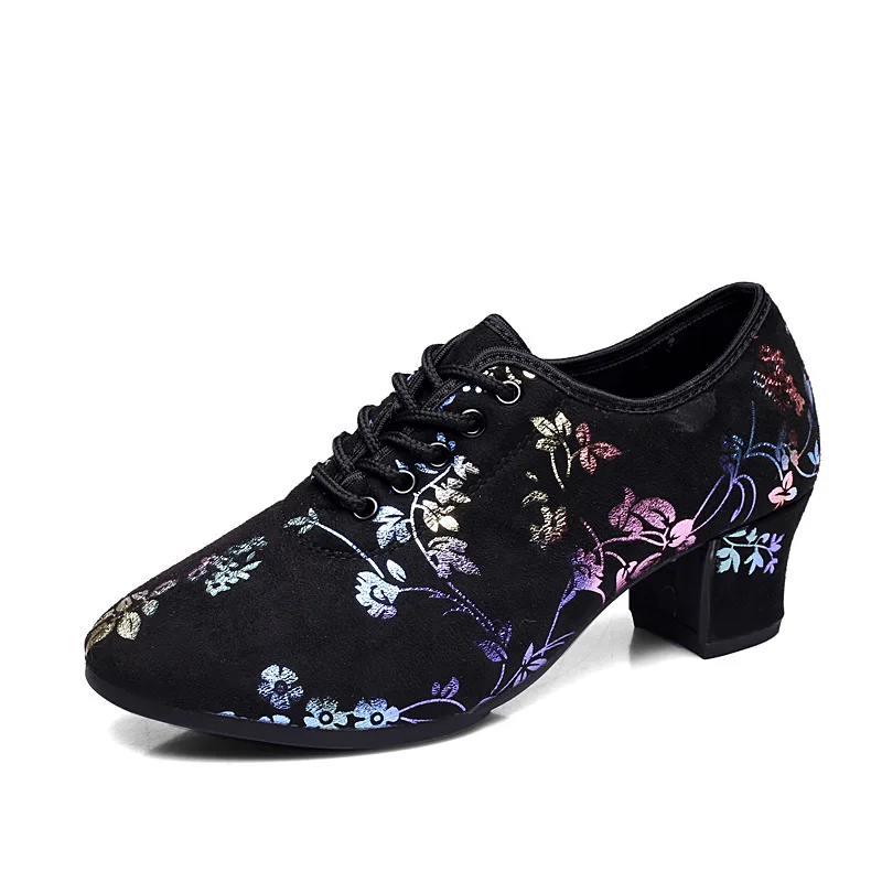 XIHAHA-zapatos de baile de salón para mujer, zapatillas de fondo suave para baile latino, Tango, fiesta de boda