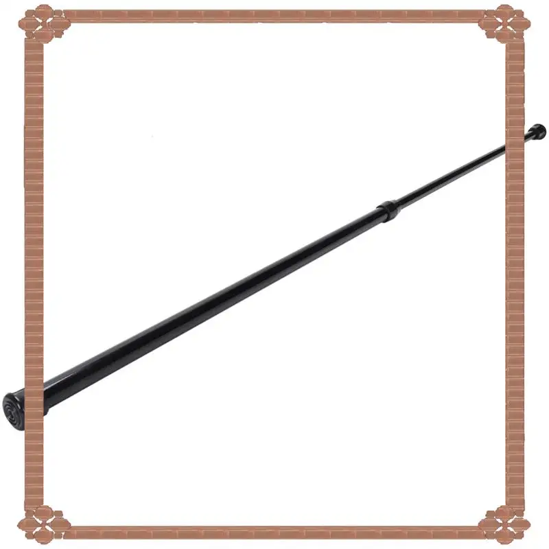 24-Hour Delivery 8X Spring Extendable Loaded Curtain Rail Pole Telescopic Bath Window Tension Rod,40-70Cm