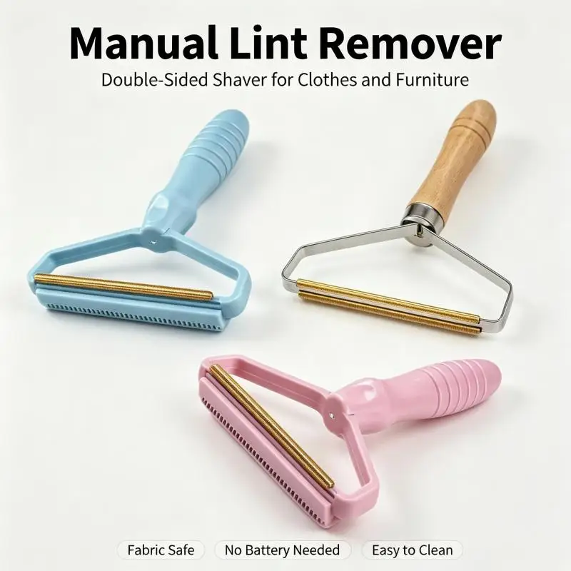 Pet Hair Cleaning Roller Lint Remover Pellet Scraper for Clothes Coat Carpet Wool Razor Brush for Lint Removal Anti Plush