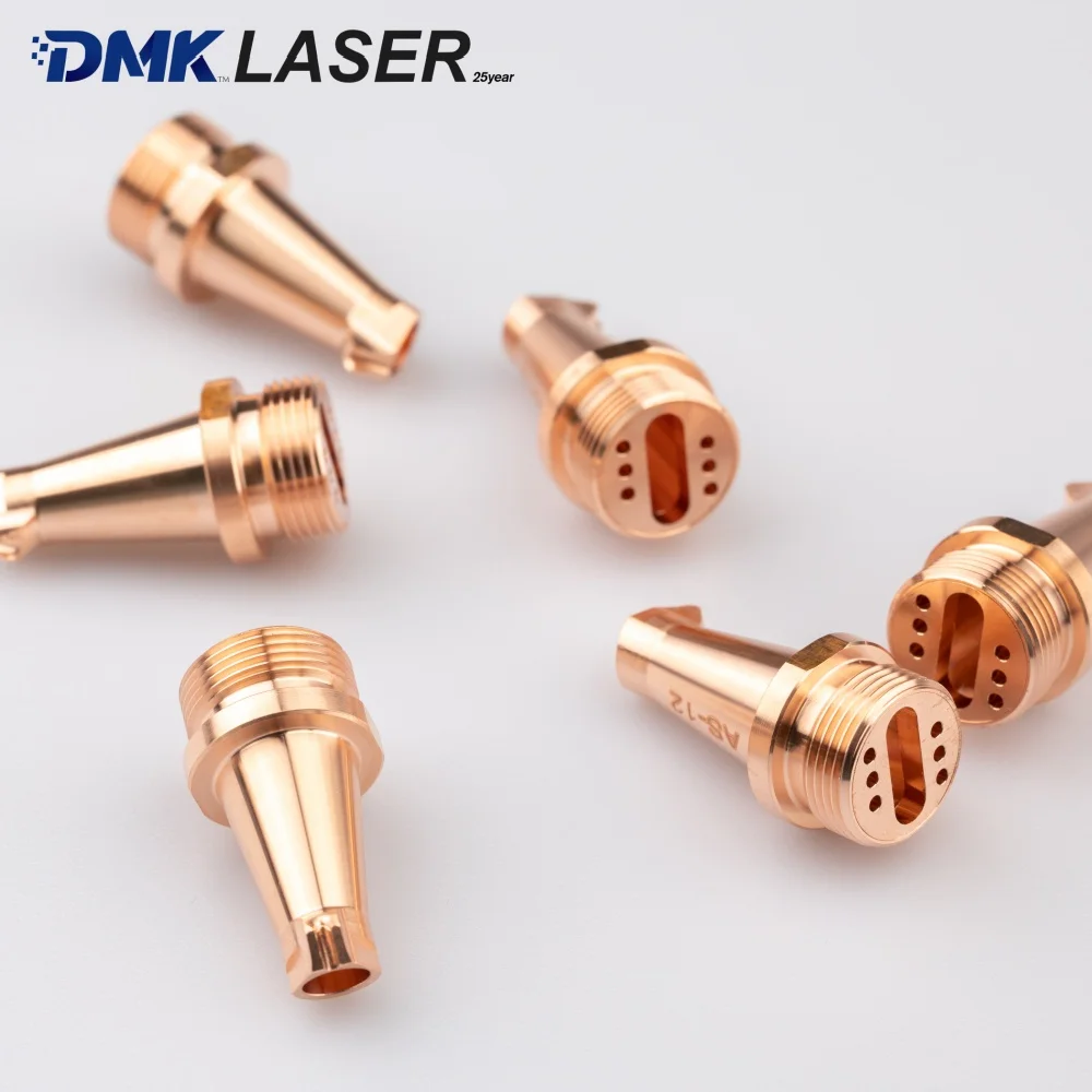 CQWY Laser Welding Copper Nozzles M16 AS/BS/CS/DS/ES/FS Cutting Nozzle Double Wire Feed for Laser Welder Head SUP21T/23T Relfar