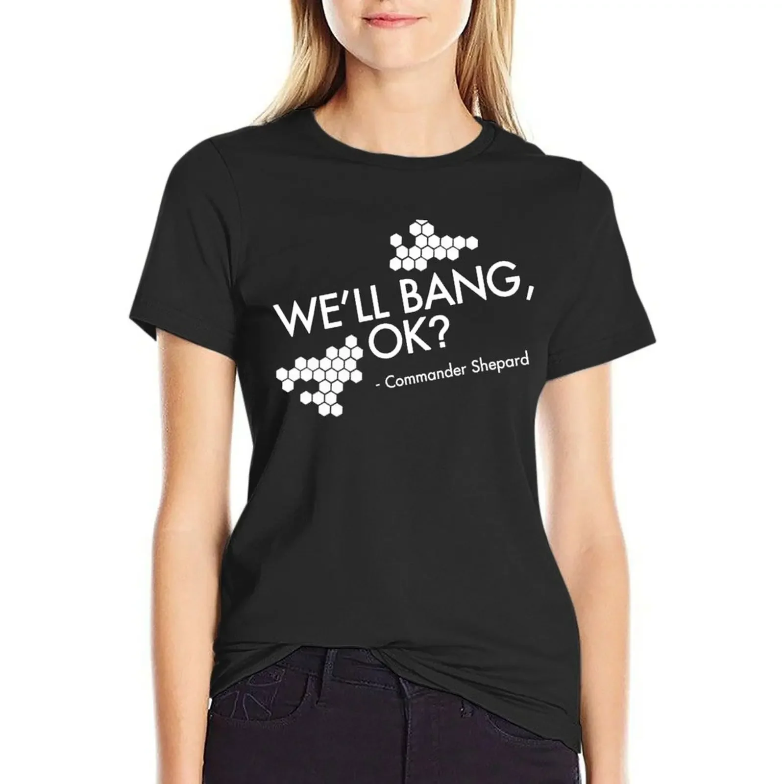 

We'll bang, ok T-Shirt summer clothes tees korean fashion tops woman t shirt