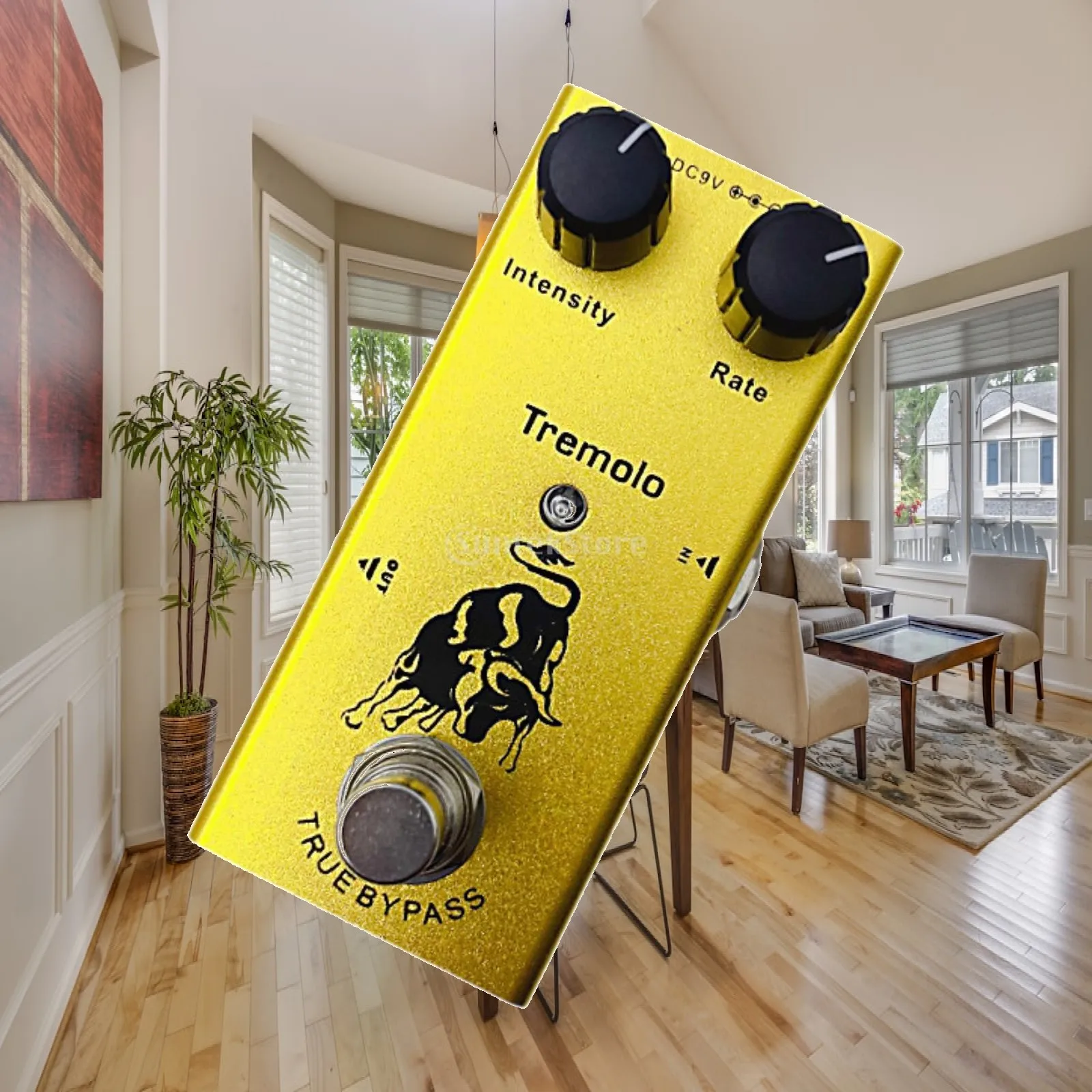 Electric Guitar Effects Pedal Metal Shell Compact Reverb Device for Musicians Stage or Home Application