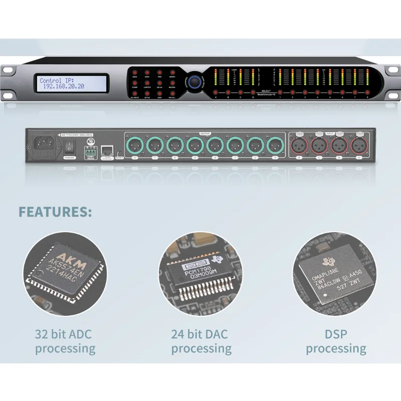 

21-Inch Digital Management Sound System Processor Metal Bass Speaker For Audio De Audio