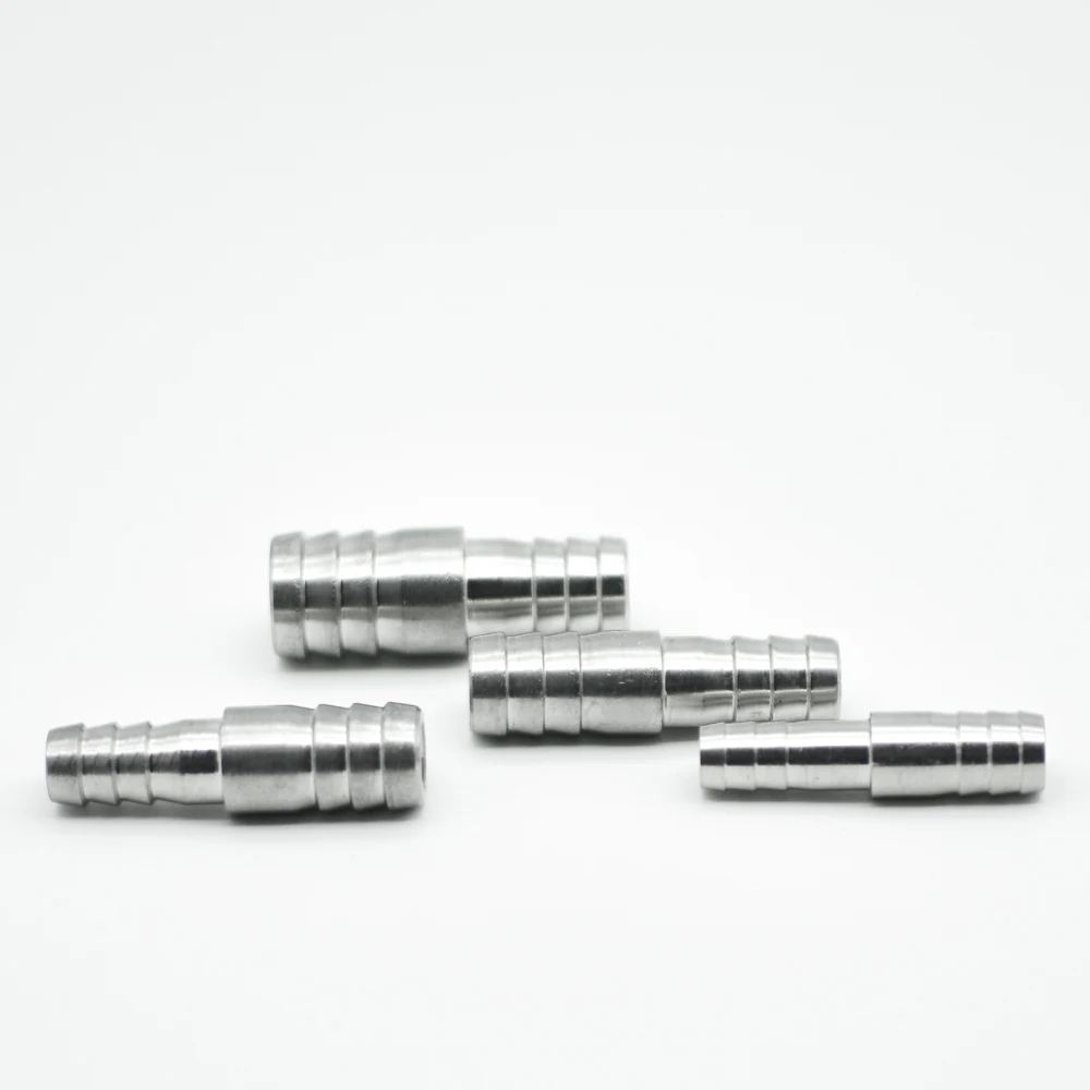 6, 8, 10, 12, 13, 14, 15, 16, 18, 19, 20–60 mm Schlauch mit Widerhaken, gerader Anschluss, Rohrverschraubung, 304 Edelstahl, Wasser, Luft, Heizöl – Detail 5
