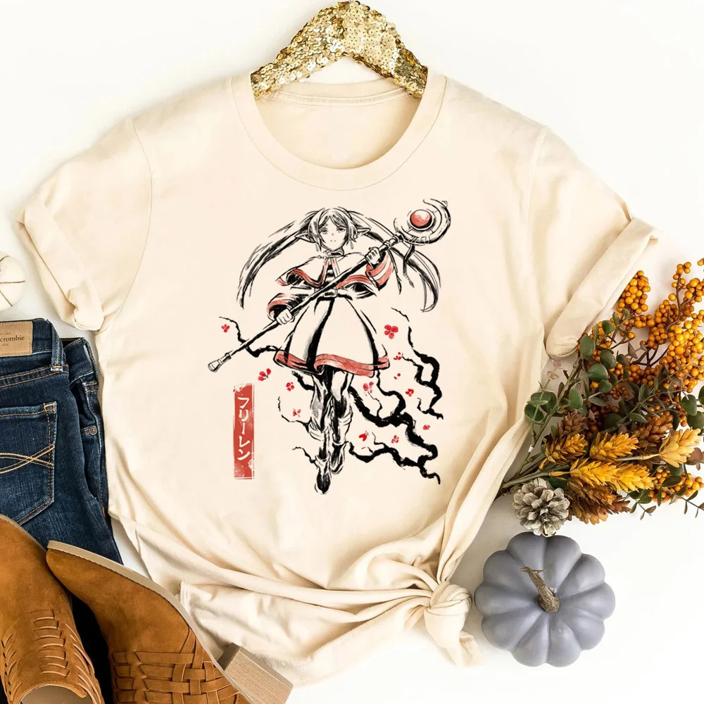 Frieren shirt girl meme clearance sales harajuku aesthetic funny shirt scene  2000s graphic korean fashion gyaru