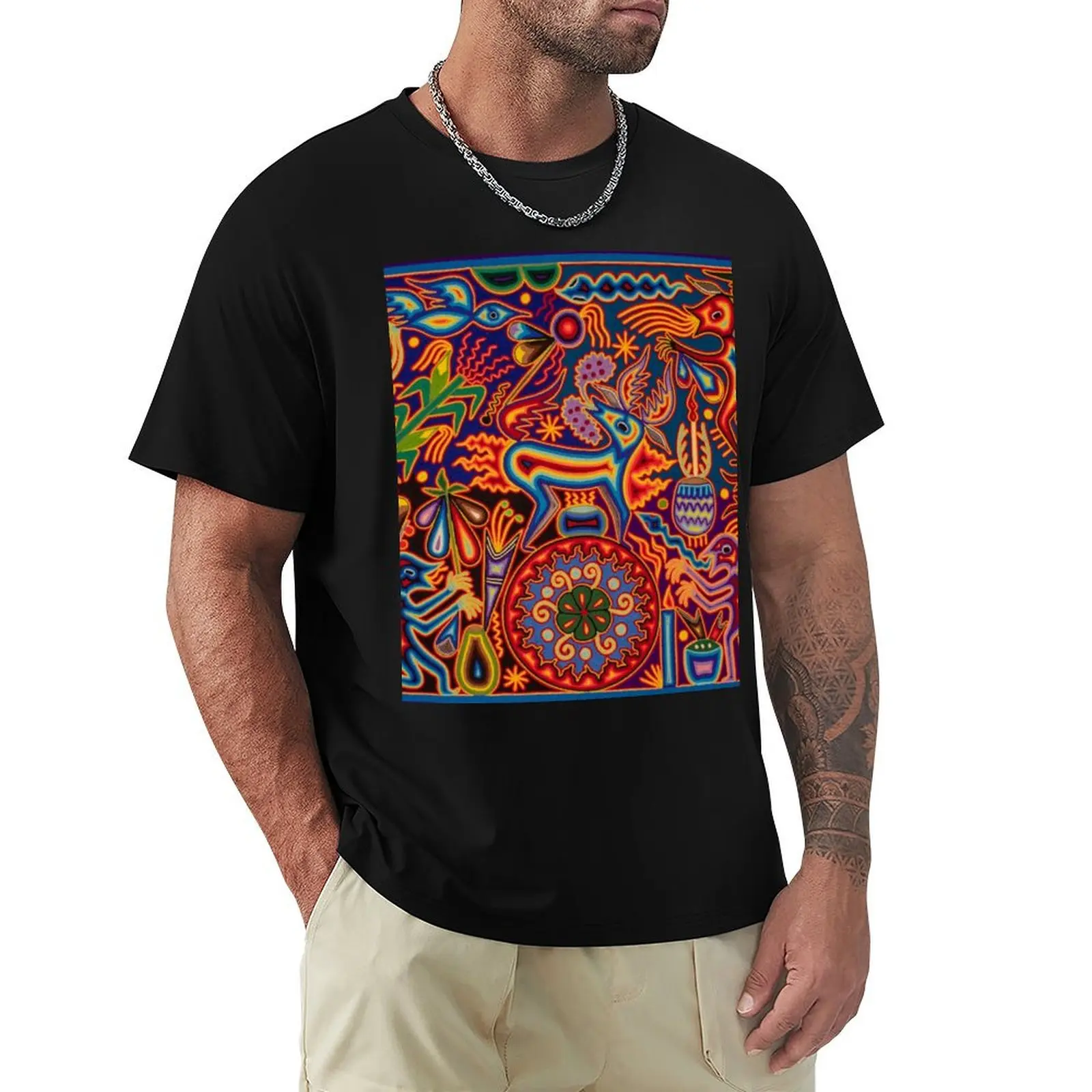 

Huichol T-Shirt street wear boys whites heavyweight t shirts for men