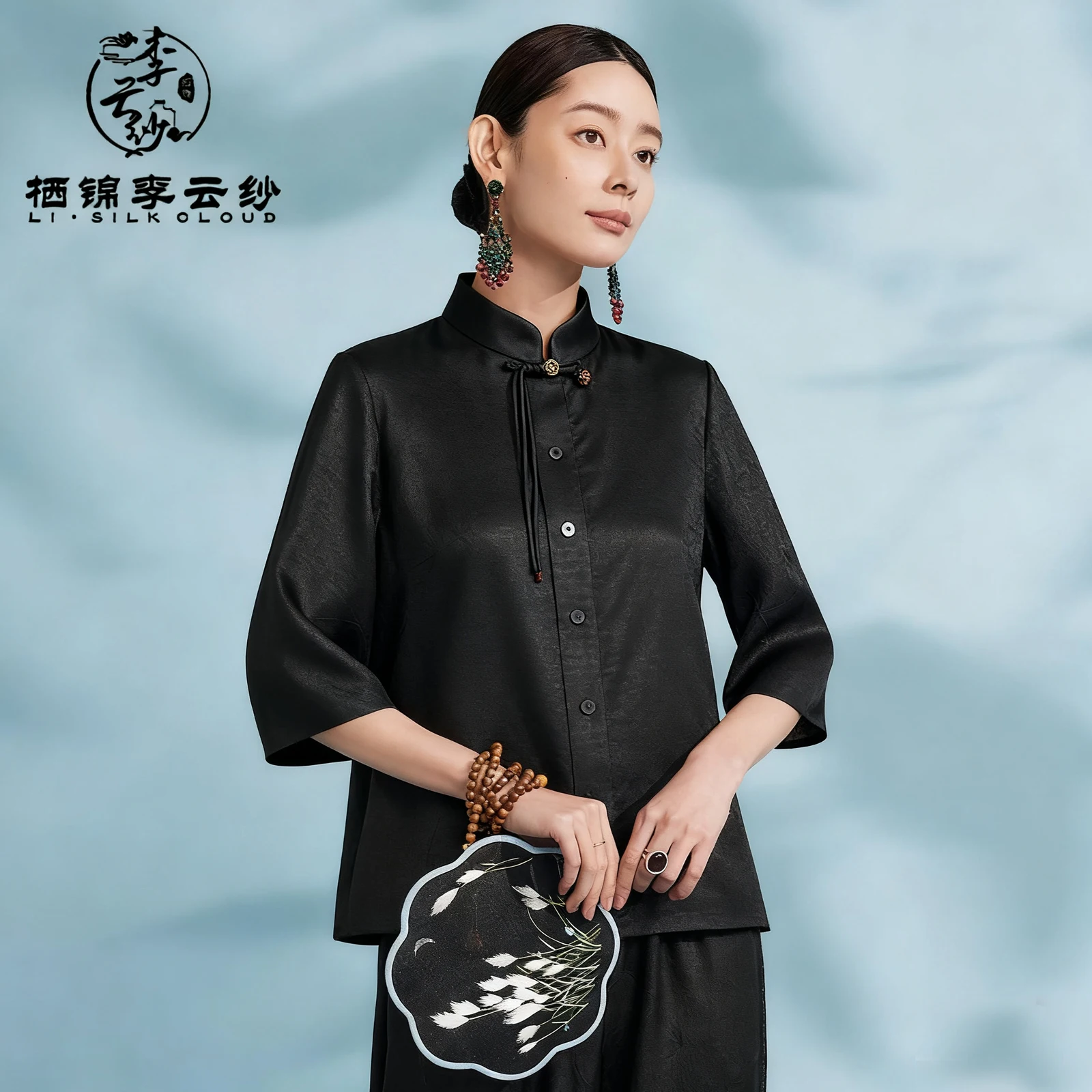 

Элегантный осенний топ Xiangyunsha — 100% тутовый шелк, блестящая прозрачная и приятная для кожи текстура