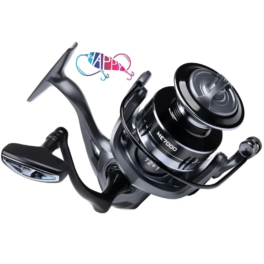 6-9 кг Max Drag CNC 2 + 1BB Спиннинговая катушка серии 2000-7000 Металлическая катушка Рыболовные снасти для спиннинга карпа Рыболовные катушки