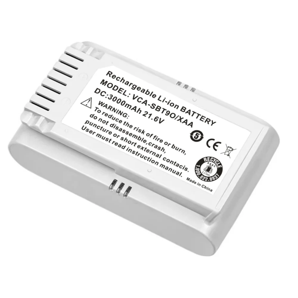 3000mAh Battery for Samsung Dust Collector Jet90E pet/Jet70 Series VS15T7032P4 VCA-SBT90E VS15R8542S1.