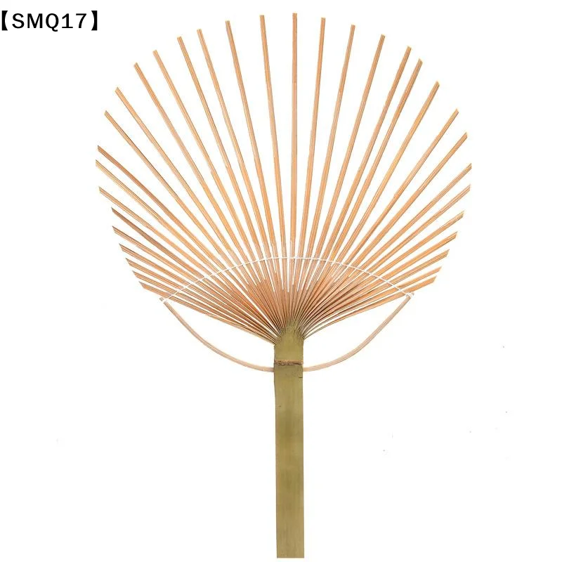 DIY Hand Fan Frame Unfinished Japanese Bamboo Craft Silk Fan Semi-finished Product For Home Decor Party Wedding【SMQ】