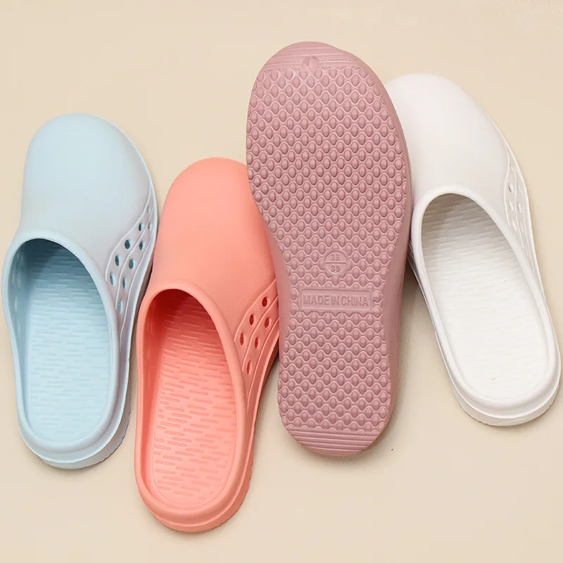 New Medicos Shoes Light Weight Scrub Clogs Non-slip Hospital Nurse Shoes Step-in Garden Water Yard Clogs Women Outdoor Slippers