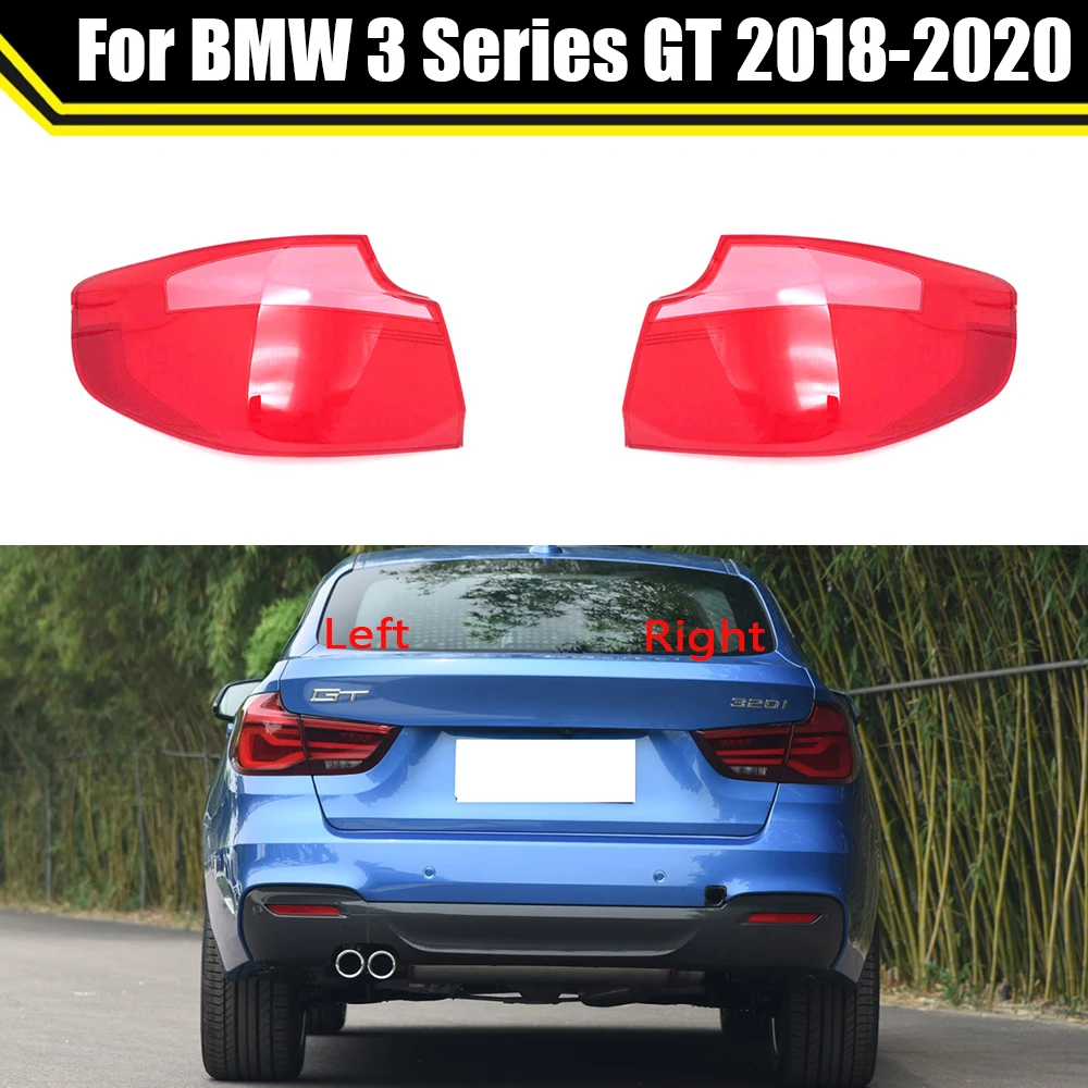 

For BMW 3 Series GT 2018 2019 2020 Car Rear Taillight Shell Brake Lights Shell Auto Rear Lamp Shell Cover Mask Lampshade