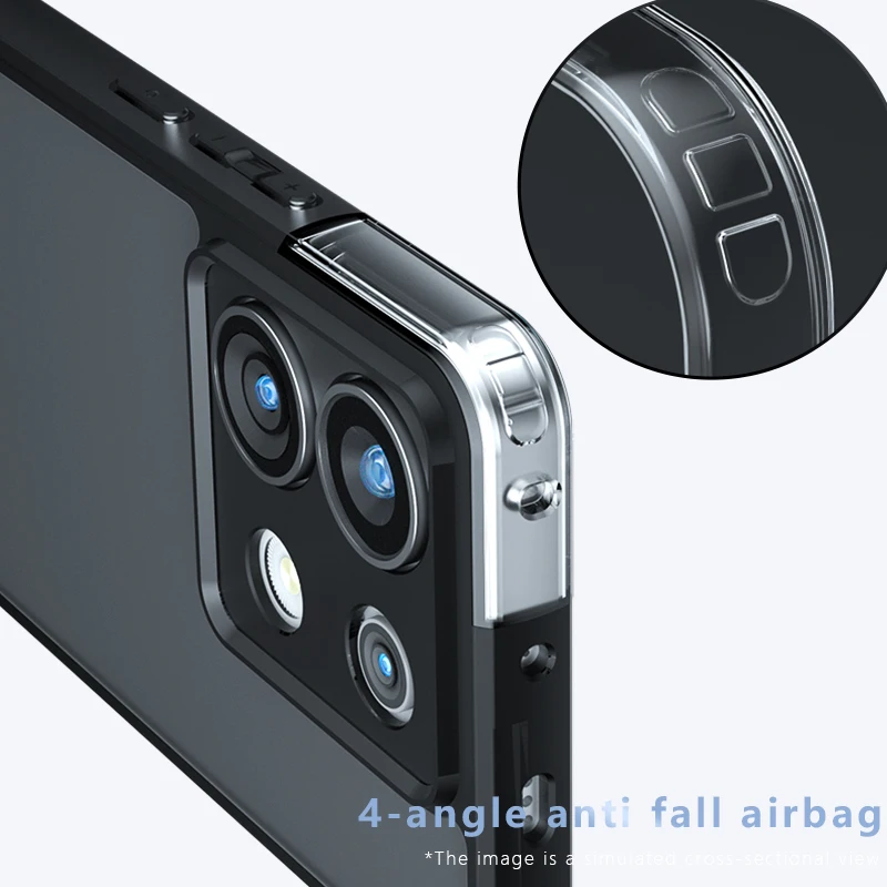 Чехол для Redmi Note 13 Pro 4G POCO M6 X6Pro 5G, роскошная броня, прозрачная жесткая задняя крышка для Redmi Note 13 Pro + Note13 Funda