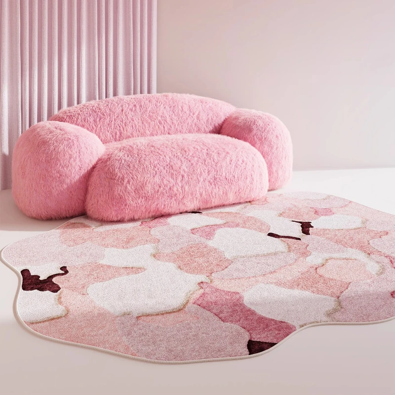 Irregular Shapes Bedroom Decor Carpet Large Size Carpets for Living Room Fluffy Soft Lounge Floor Mat Thick Washable Study Rug