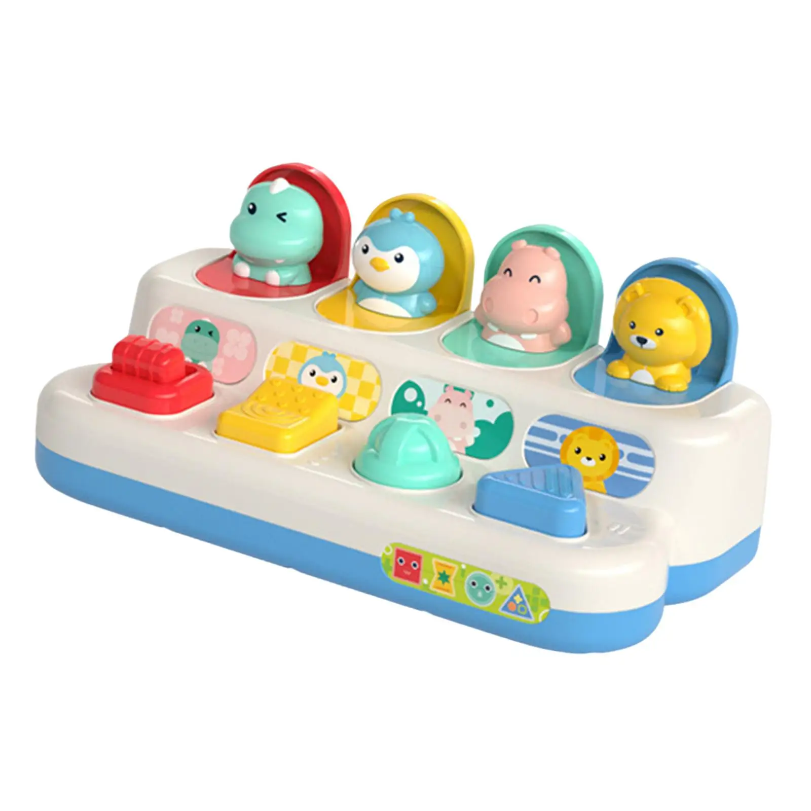 Hide and Seek Pounding Bench Toy for Toddlers Wooden Montessori Hammer Game Interactive Educational Developmental Skill Toy for