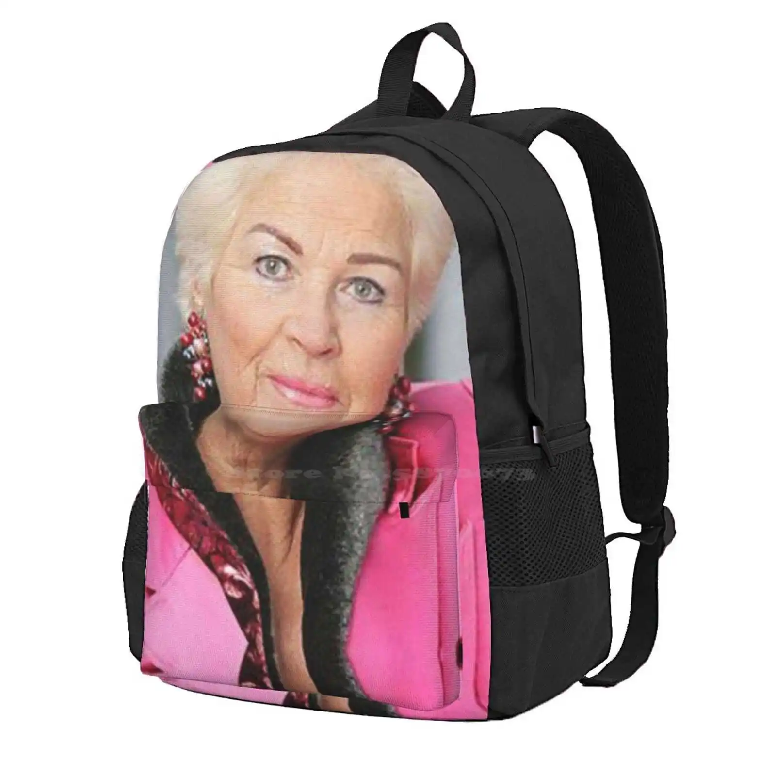 Pat Butcher Merch Hot Sale Schoolbag Backpack Fashion Bags Eastenders Soap Tv Pop Culture Pat Butcher