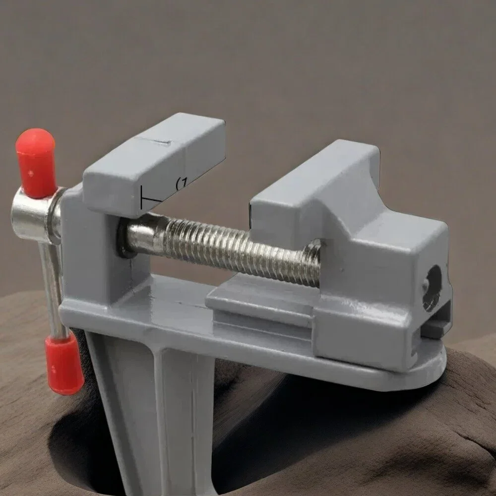 35MM Aluminium Alloy Table Bench Clamp Vise Multi-functional Bench Vise Table Screw Vise for DIY Craft Mold Fixed Repair Tool
