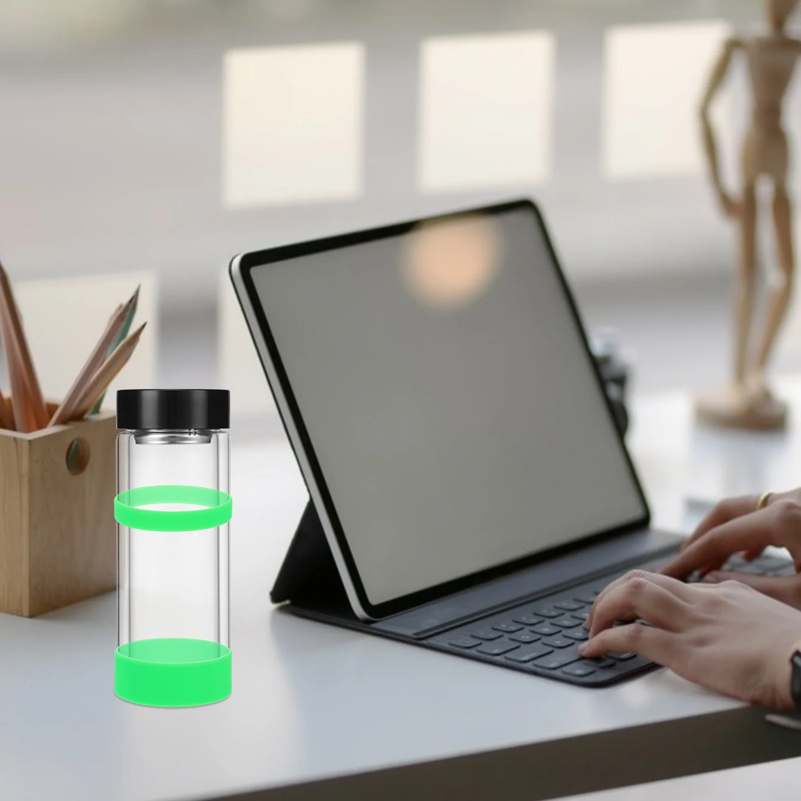 

10Pcs Heat Sublimation Silicone Bands High Temperature Resistant Tape for Sublimation Tumbler DIY Heat Transfer Tape