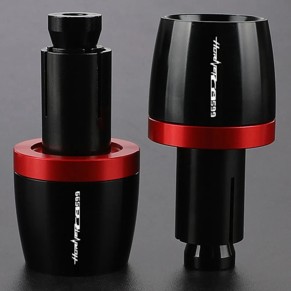 

Universal For HONDA CB599HORNET 1998-2006 2005 2004 Handlebar Grip Bar End Cap Counterweight Plug Slide 2003 2002 2001 2000 1999