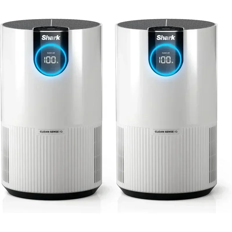 

TGBFShark HP102PK2 Clean Sense Air Purifier,Allergies,2 Pack,HEPA Filter,Captures 99.98% of Particles,Dust,Smoke,Allergens,Ali