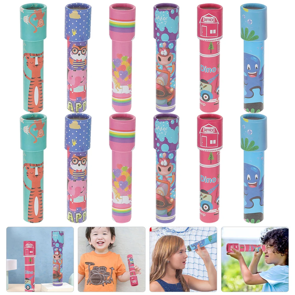 10 Pcs Classic Kaleidoscope Decorative Kaleidoscopes Educational Spiral Child Kids Toys for
