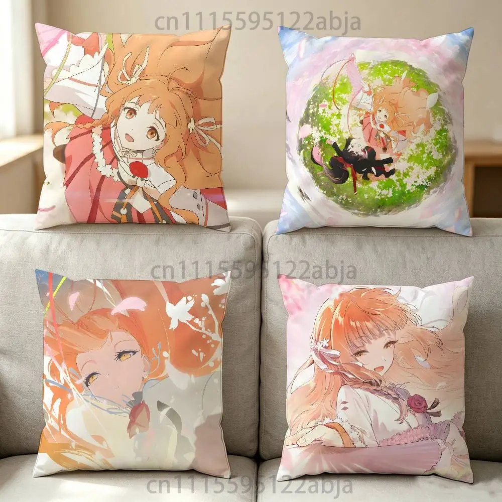 a-agents of the four seasons Kayo Hinagiku Throw Pillow Case 40x40cm Decoration DIY Square Chair Pillowcase Pad Cover