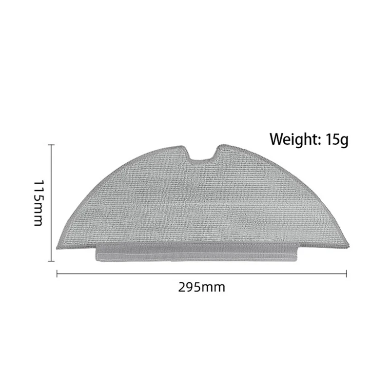 ABRG-4Pcs الخرق ل Eufy Robovac L35 Hybrid/L35 الهجين الاستخدام الجاف والرطب ممسحة الملابس وسادة استبدال تنظيف الأرضيات