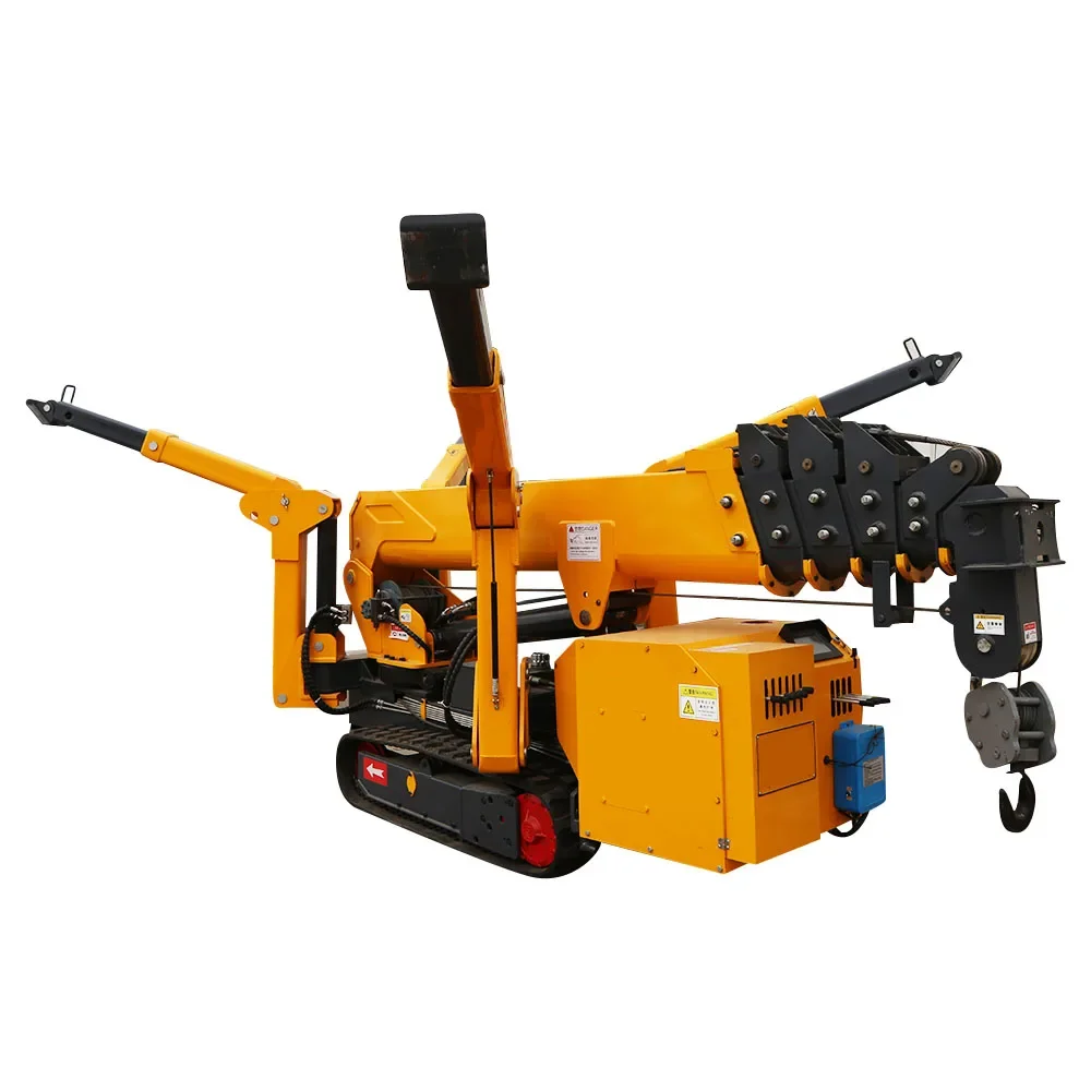 3 Tons Crawler Folding Mini Spider Crane High Performance Spider Crane Small Spider Crane