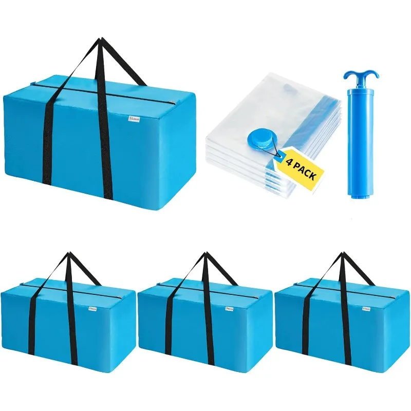 

Extra Large Moving Bags Heavy Duty Space Saver Vacuum Storage Bags Vacuum Seal Bags for Clothing Travel Packing