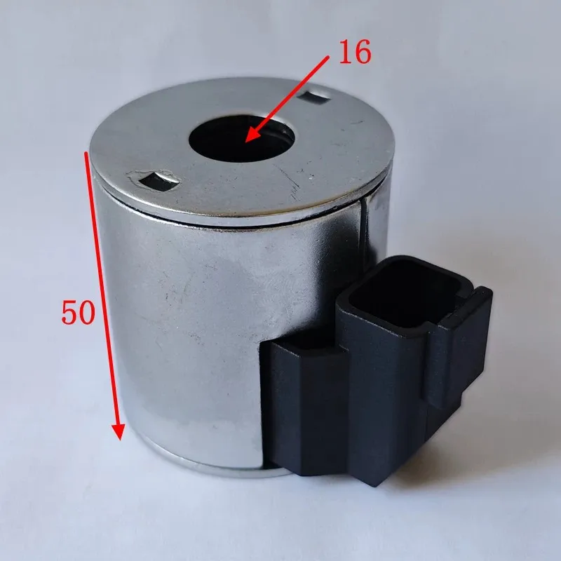 Sany Excavator JCB Pilot Solenoid Coil 4304012 4303624 Inner Hole 13mm/16mm DC12V DC24V