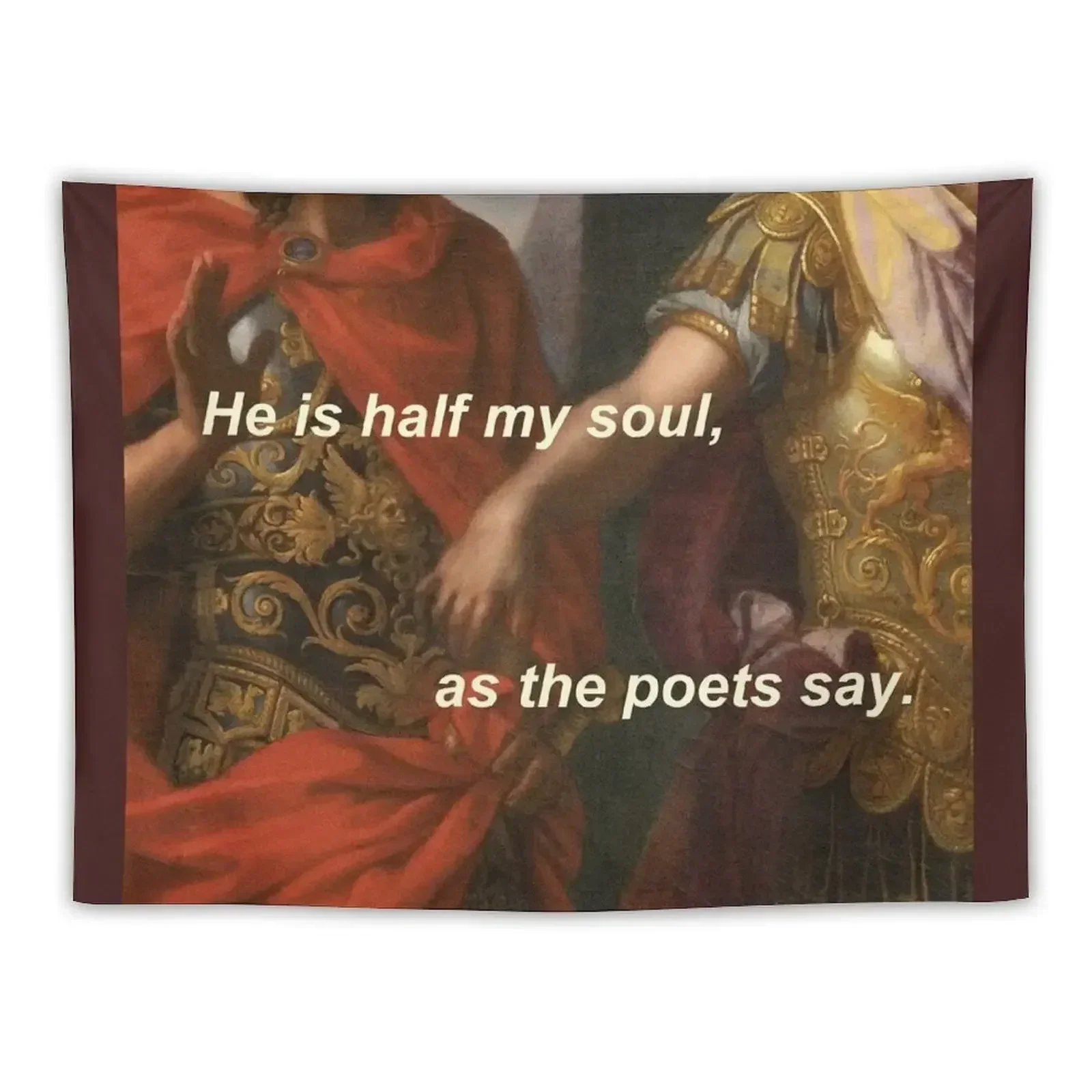 he is half my soul Tapestry Decoration For Rooms Christmas Decoration Tapestry