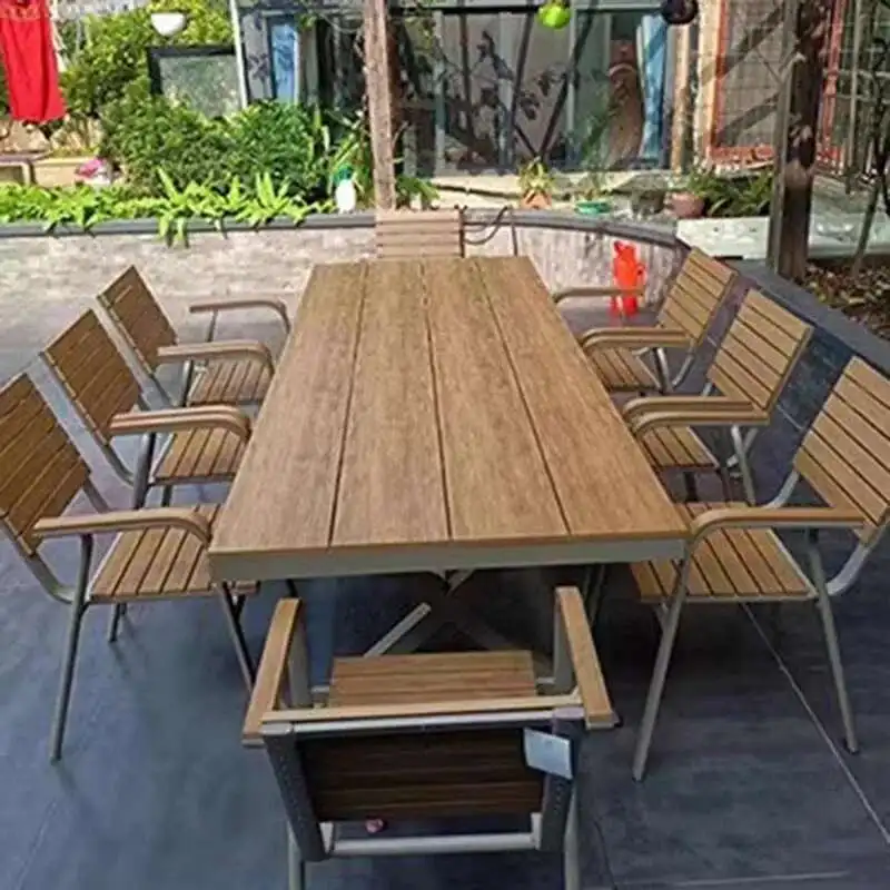 

Уличные столы для патио и балконов, роскошные скандинавские минималистичные столы для отдыха, современные кресла, садовая мебель