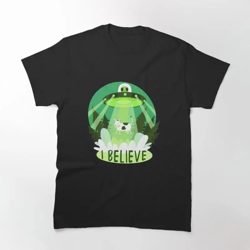 Alien Cow Abduction I Believe Classic T-Shirt