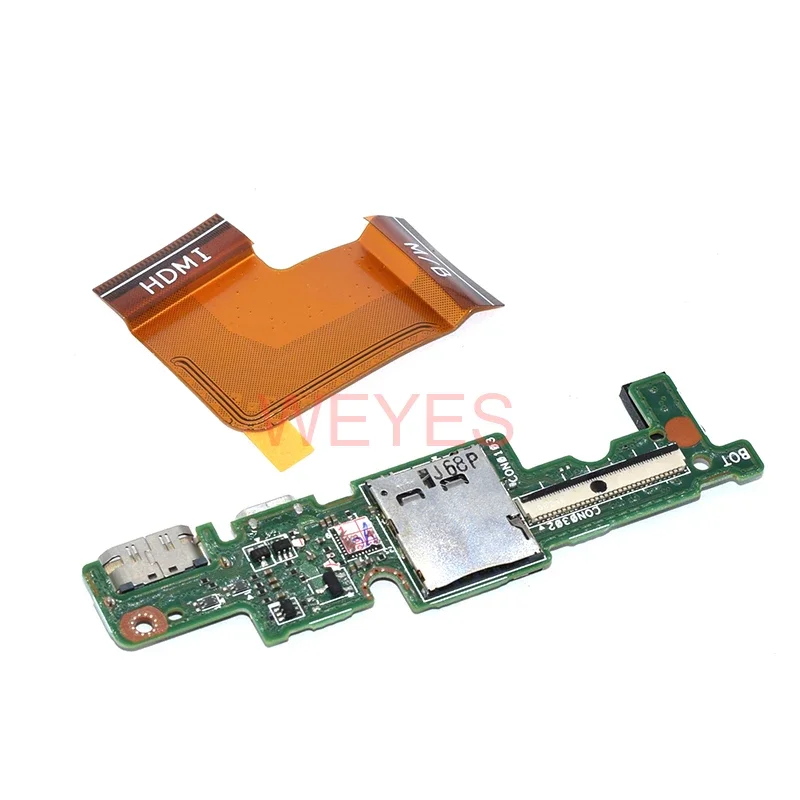 For Dell Venue Pro 7130 7139 T07G mini USB interface board W cable R26KY 0R26KY HDMI Port