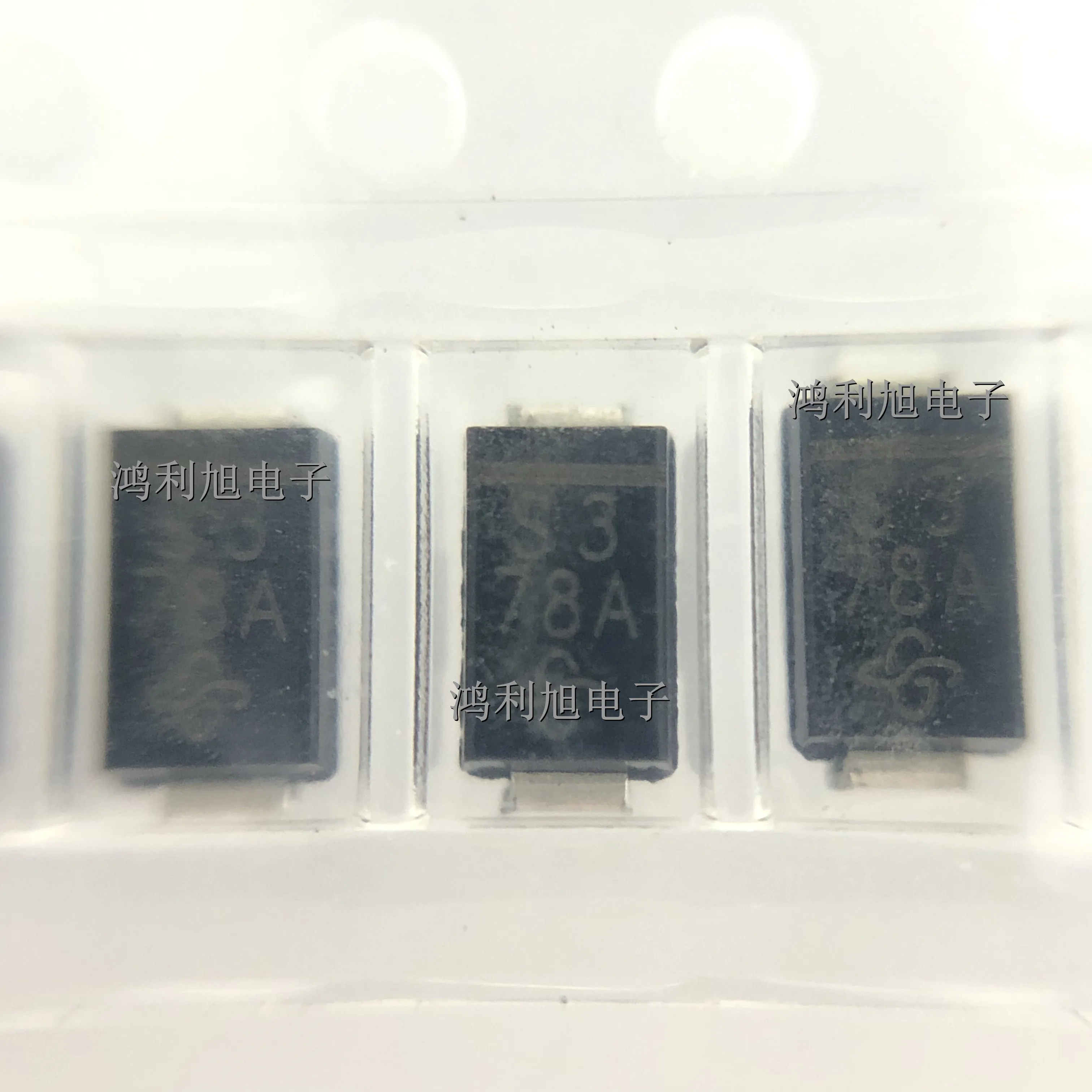 50pcs/Lot SS13-E3/61T SMA DO-214AC-2 MARKING;S3 Schottky Diodes & Rectifiers 1A 30V